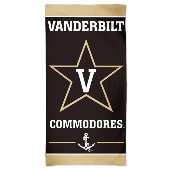 Vanderbilt University Commodores Beach Bath Towel - Picture 1 of 1